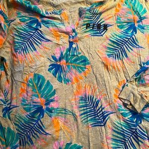 Hawaiian Victorias Secret PINK long sleeve shirt
